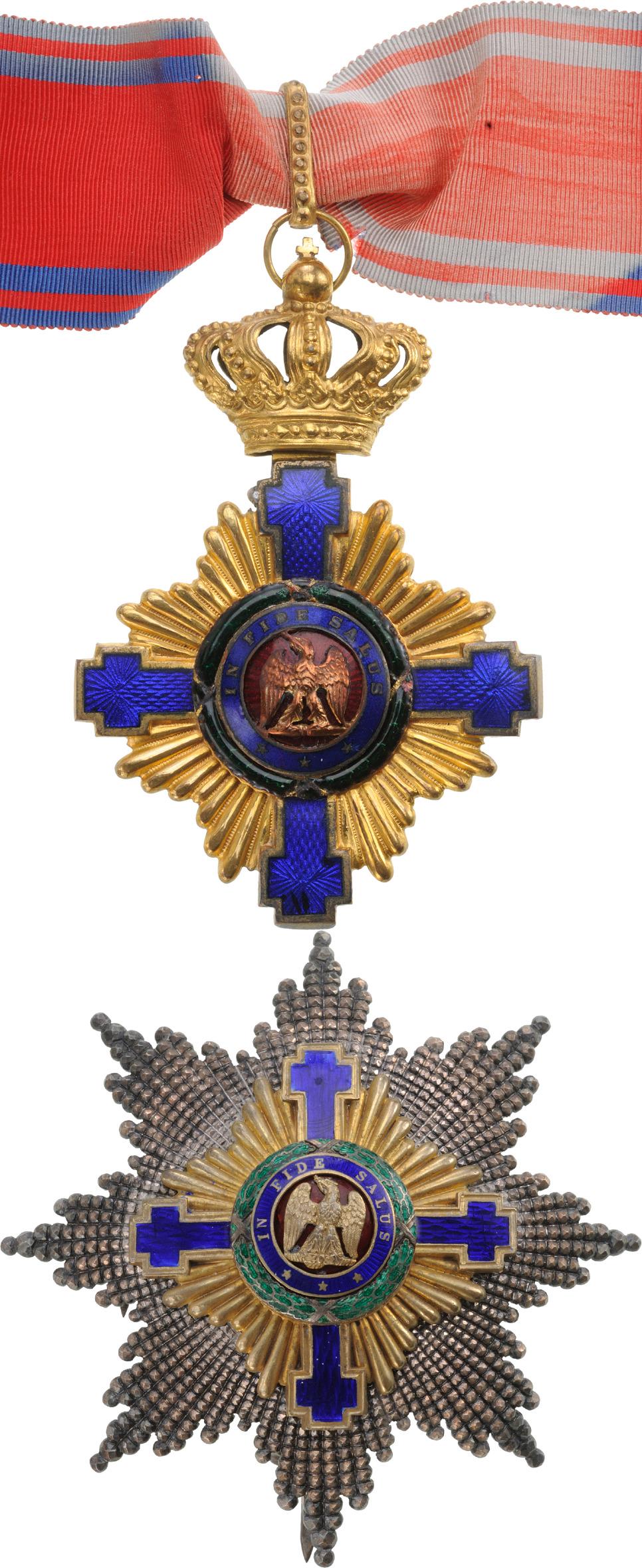 ORDER OF THE STAR OF ROMANIA, 1864 (1 of 3)