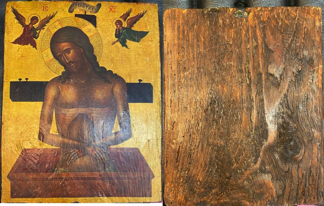 Ancient Russian icon - The Resurrection (1 of 1)