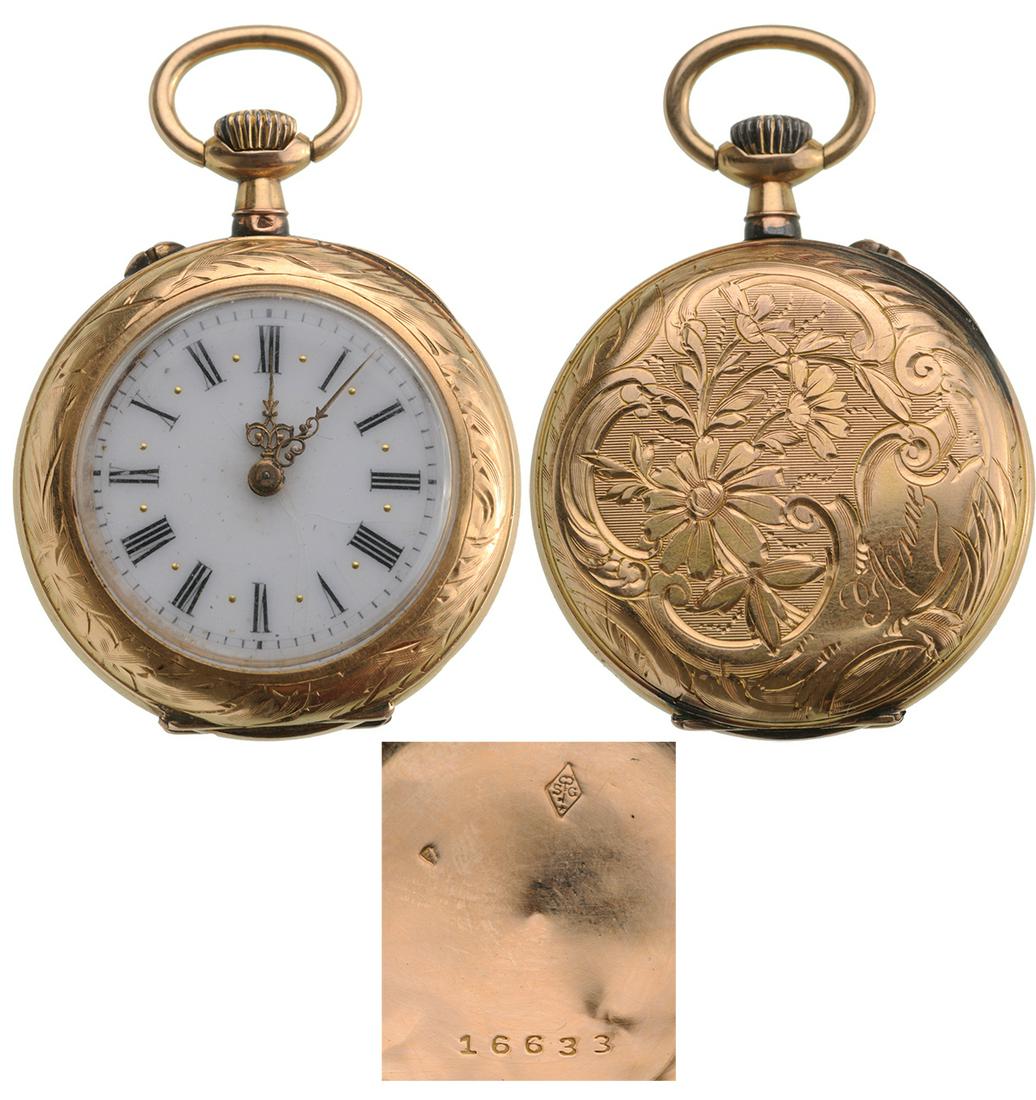 Small Gold Pocket Watch (1 of 1)