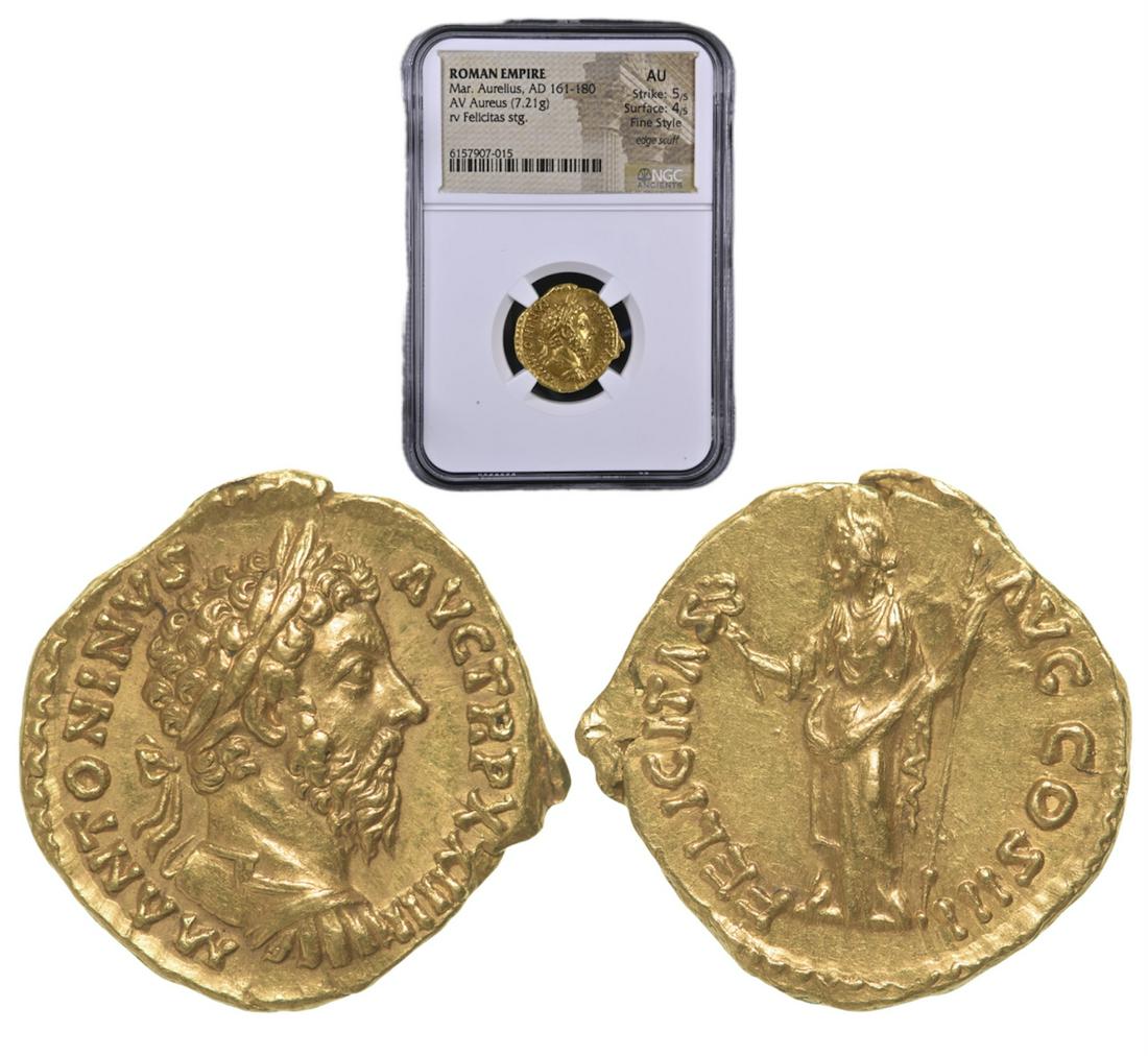 Marcus Aurelius (161-180) Aureus, GOLD (7.21 g) Rome (1 of 2)