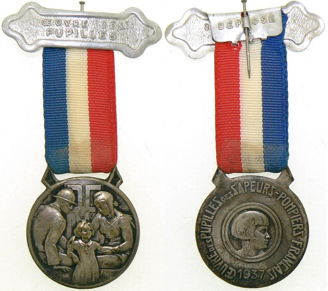 Orphans of Firemen Medal, 1937 (1 of 1)