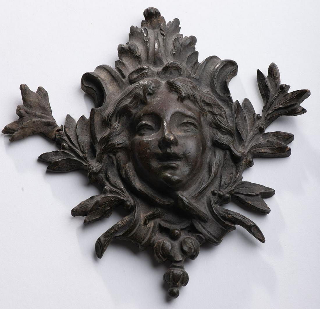 Part of bronze door knocker (1 of 1)