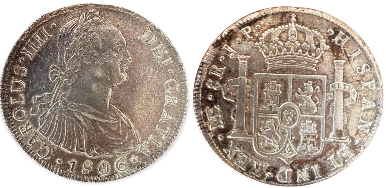 Charles IV (1788-1808) 8 Reales 1806, JP,  Lima. (1 of 1)