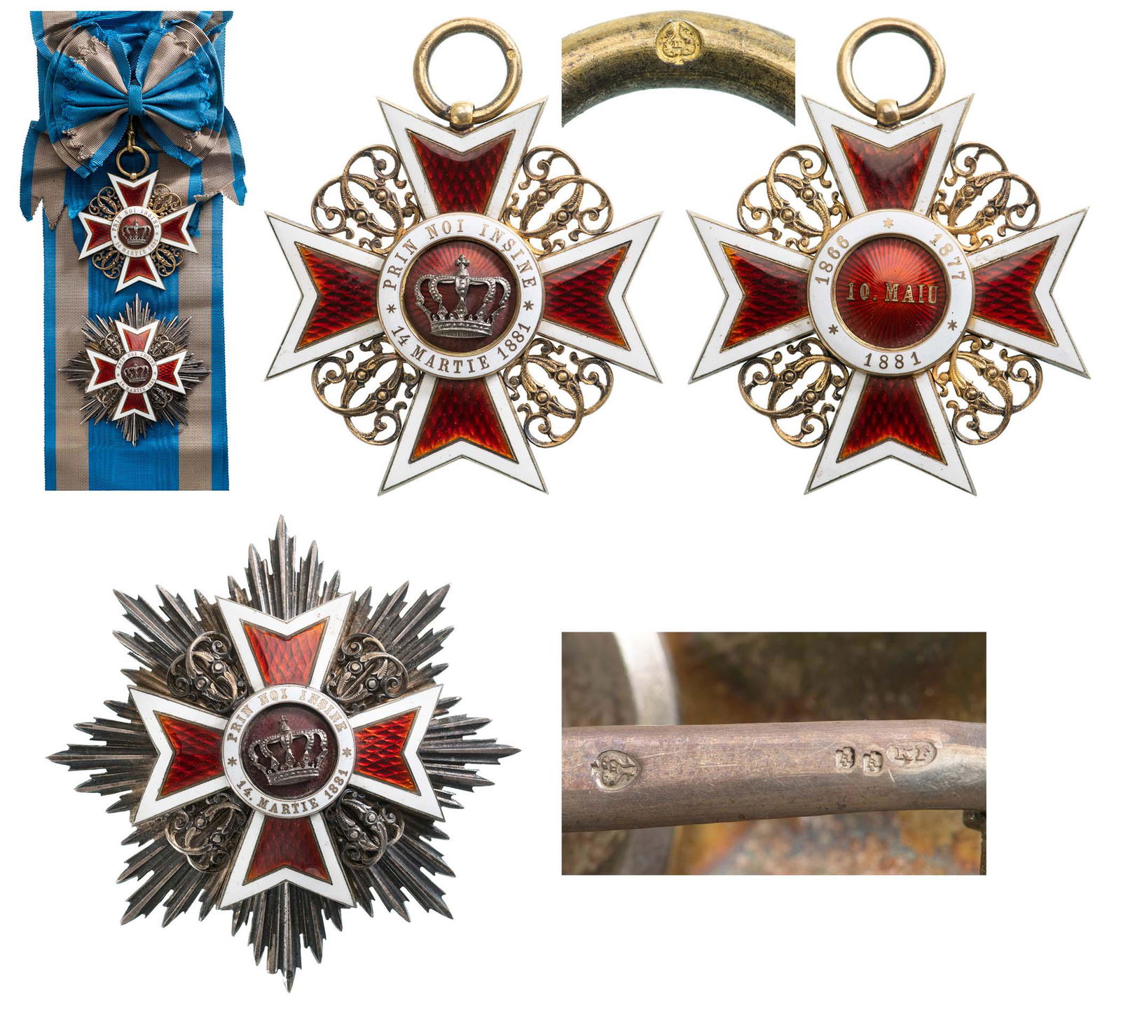 ORDER OF THE CROWN OF ROMANIA, 1881 (1 of 1)
