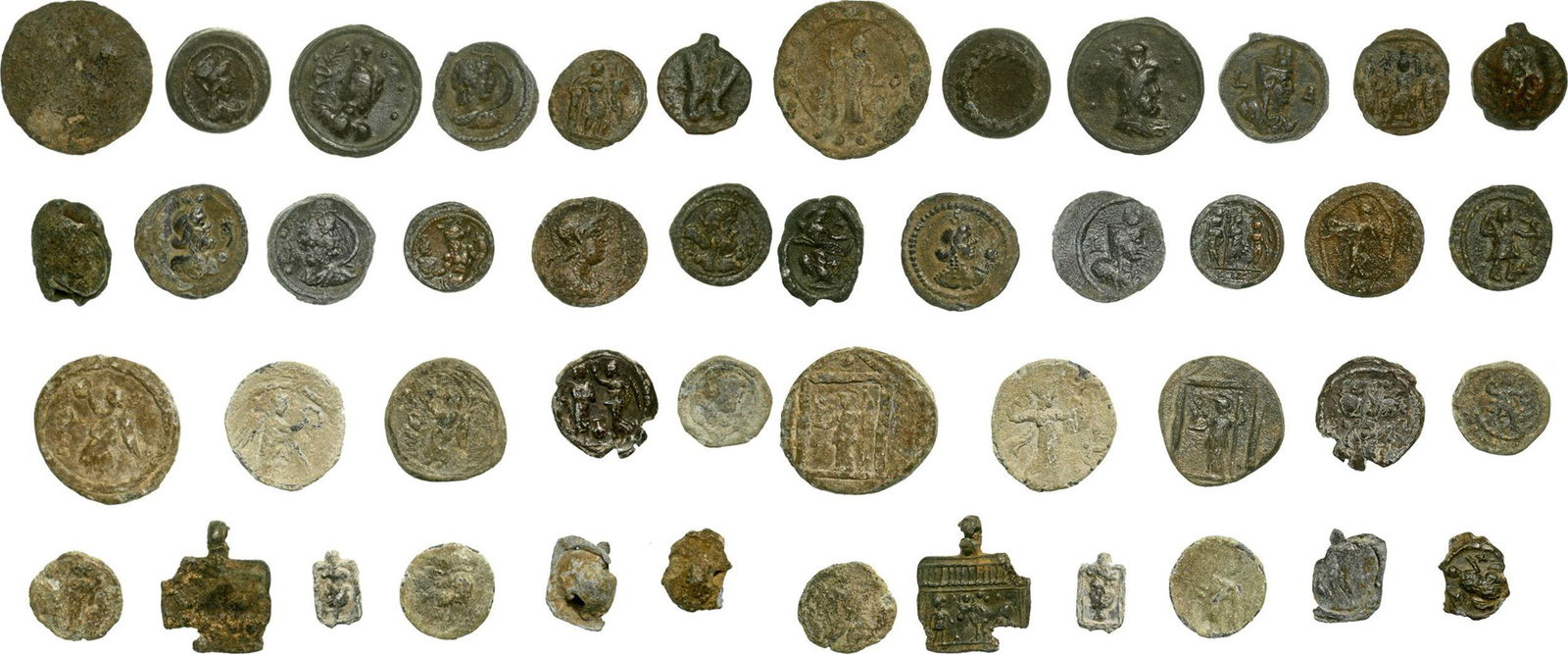 Collection of 23 Seals and Tesserae (1 of 2)
