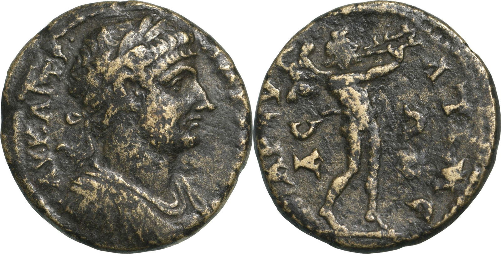 Phrygia. Hadrian (AD 117-138.) AE 19mm (3.37 g) of Apameia. (1 of 1)
