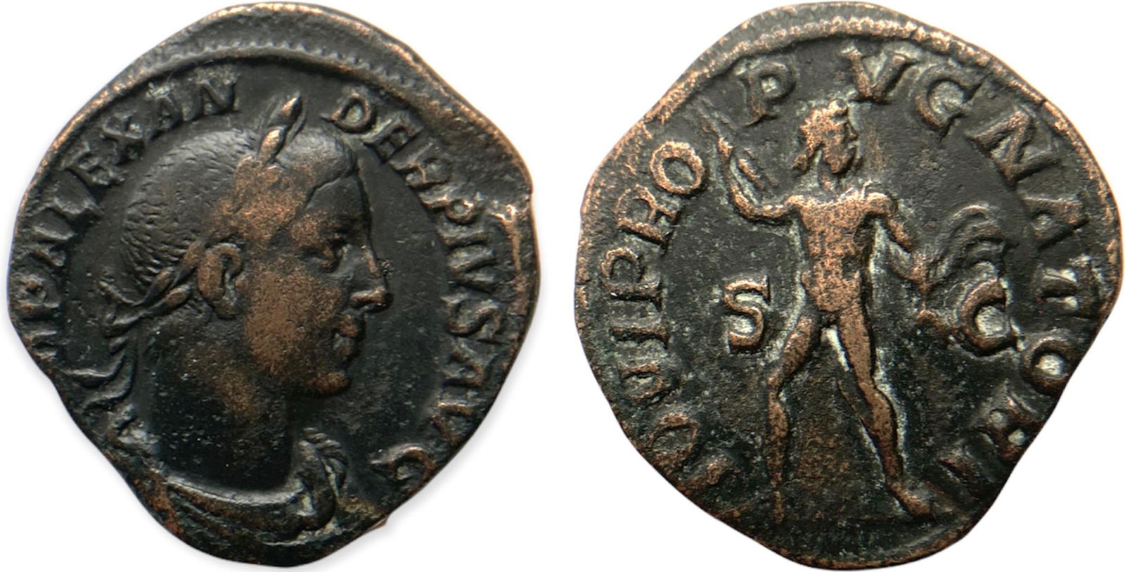 Severus Alexander (222-235) Sestertius, Bronze (16.47 g) Rome, AD 231-235. (1 of 1)