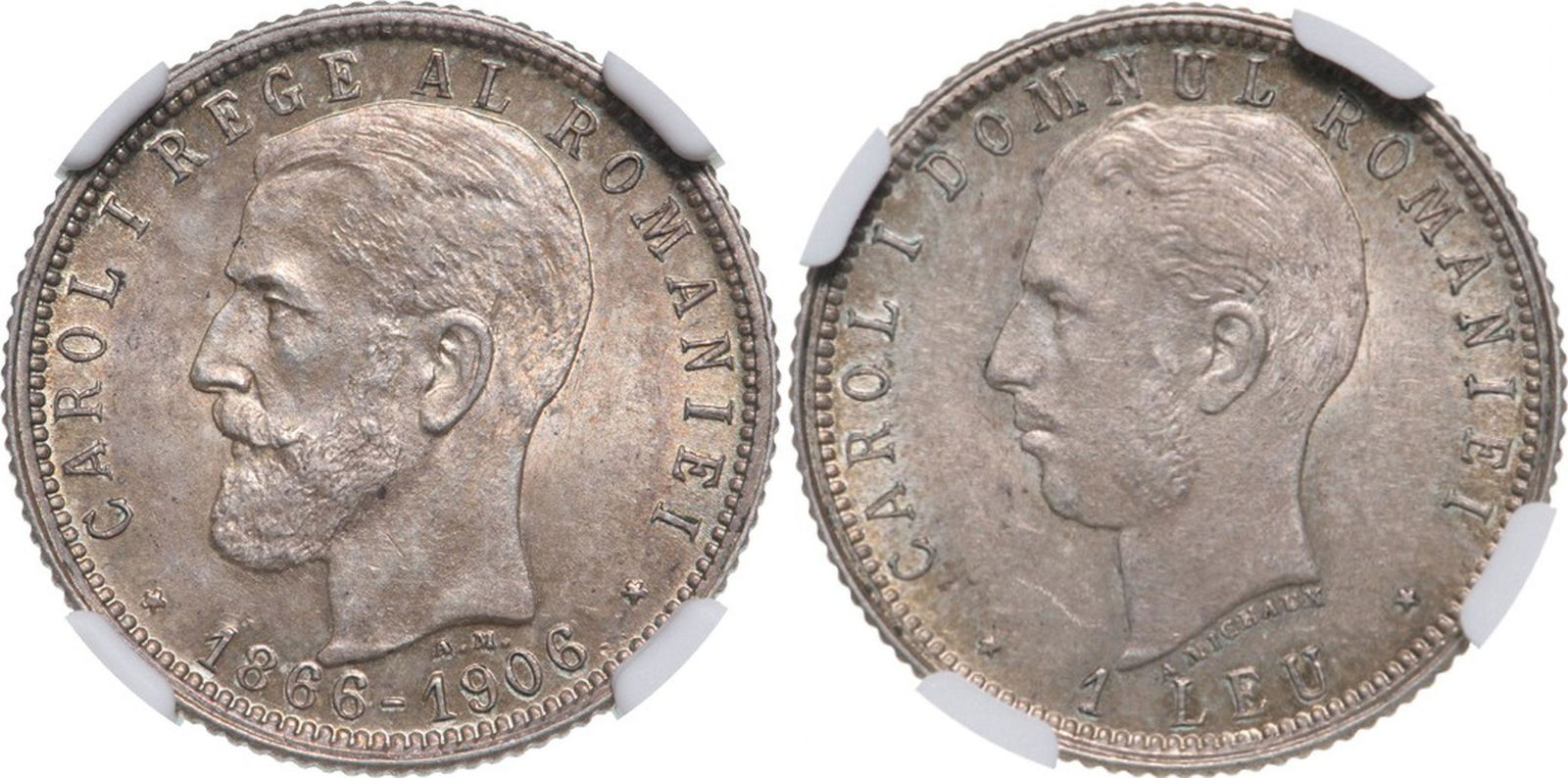 Carol I (1881-1914) 1 Leu 1906, Brussels mint (1 of 1)