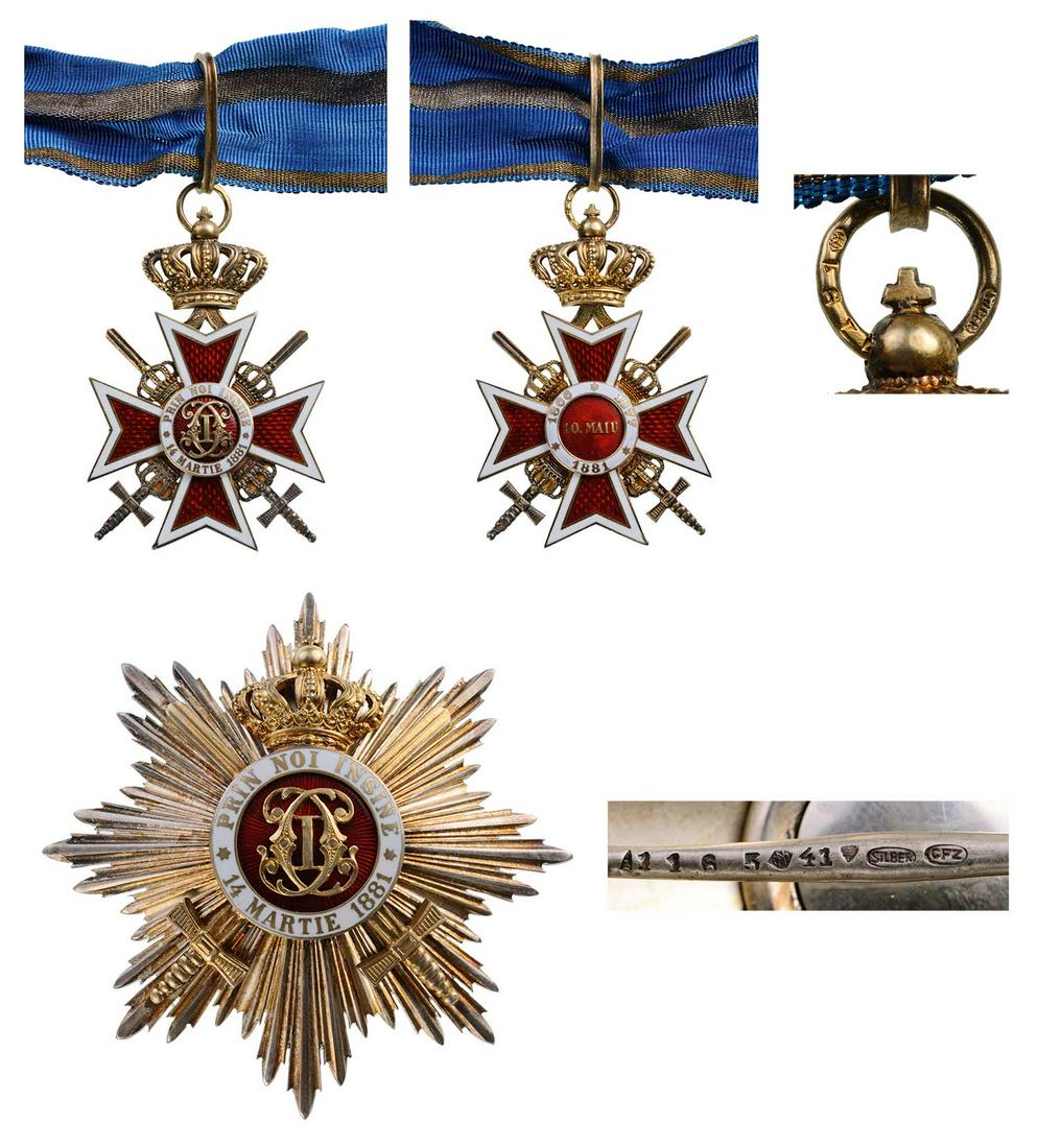 ORDER OF THE CROWN OF ROMANIA, 1881 (1 of 1)