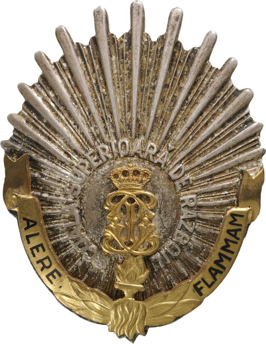REGIMENTAL BADGE "7 YEARS BAGDE OF THE HIGHER WAR SCHOOL" (1 of 1)