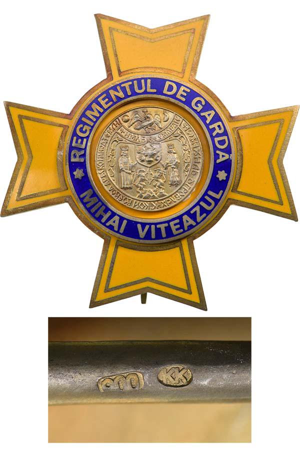 Special Collection of 7 Year Infantry Badges - Badge of the 6th Infantry Regiment (Guard)- Mihai (1 of 1)