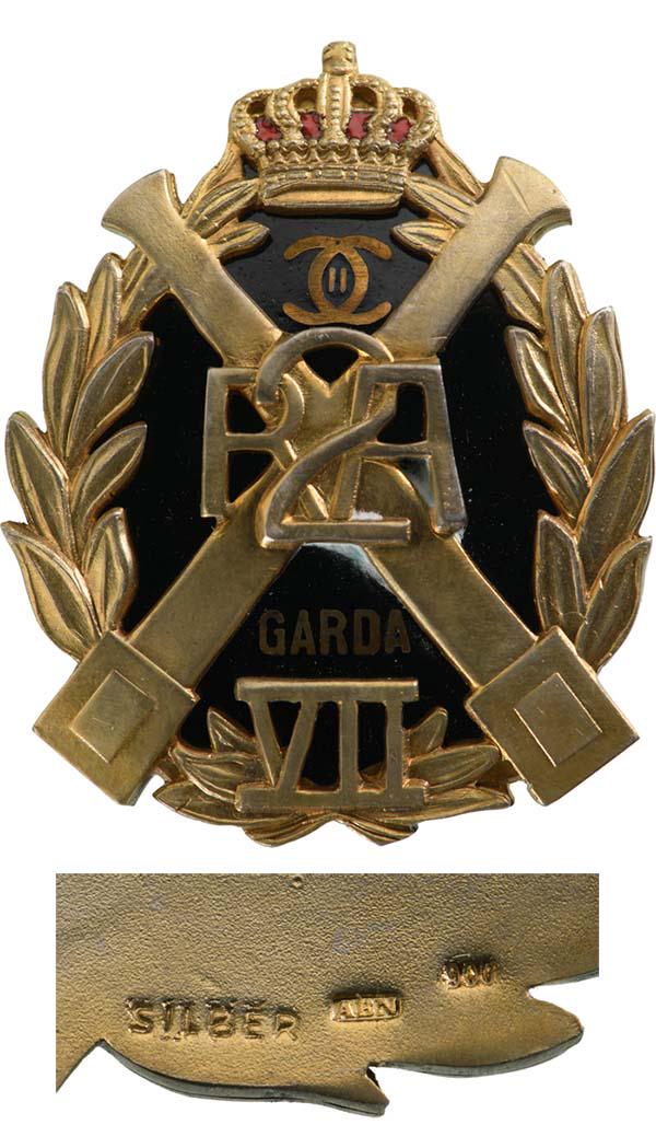 Special Collection of 7 Year Artillery Badges -Badge of the 2nd Guard Artillery Regiment (1 of 1)