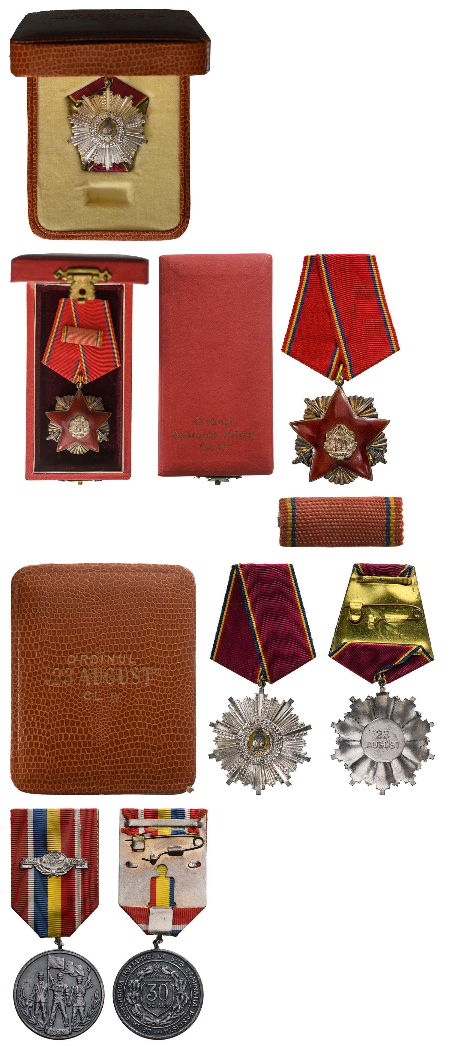 Group of Orders, Medals and Awarding Documents of a Major-General of the Popular Republic (1 of 2)