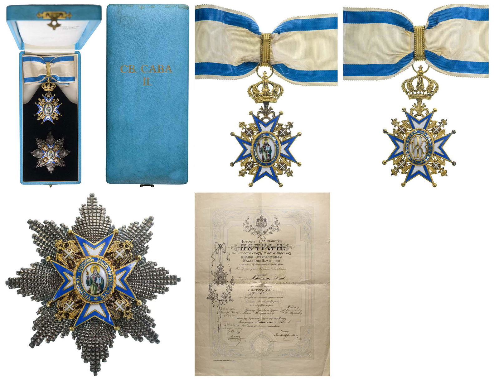 Order of St. Sava, 1883 (1 of 1)