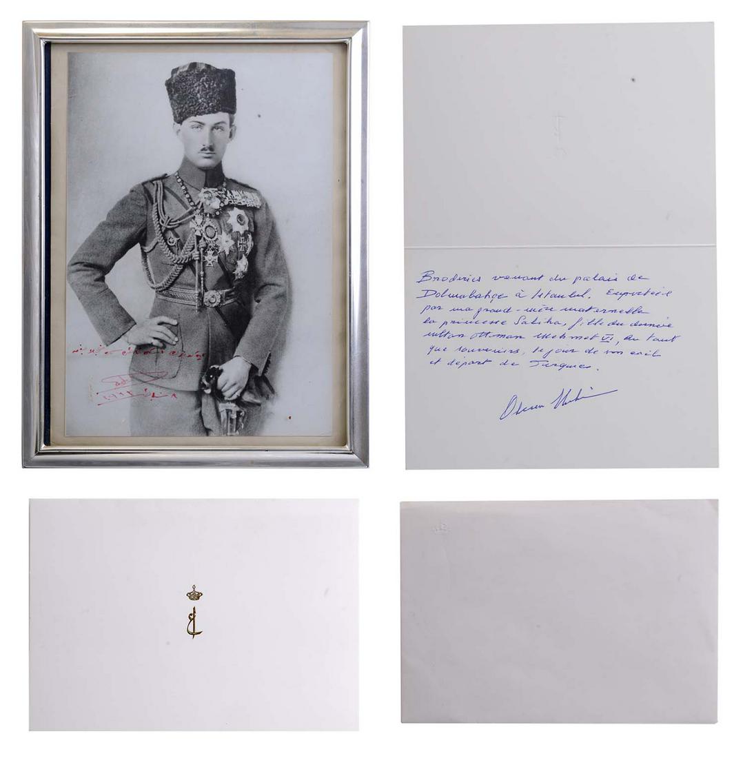 "Cabinet" Photo Portrait of Prince Sehzade Omer Faruk (1 of 1)