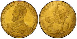 Carol I (1881-1914) 50 Lei 1906, Bruxelles Mint