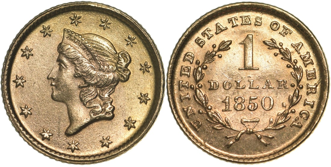 1 Dollar 1850