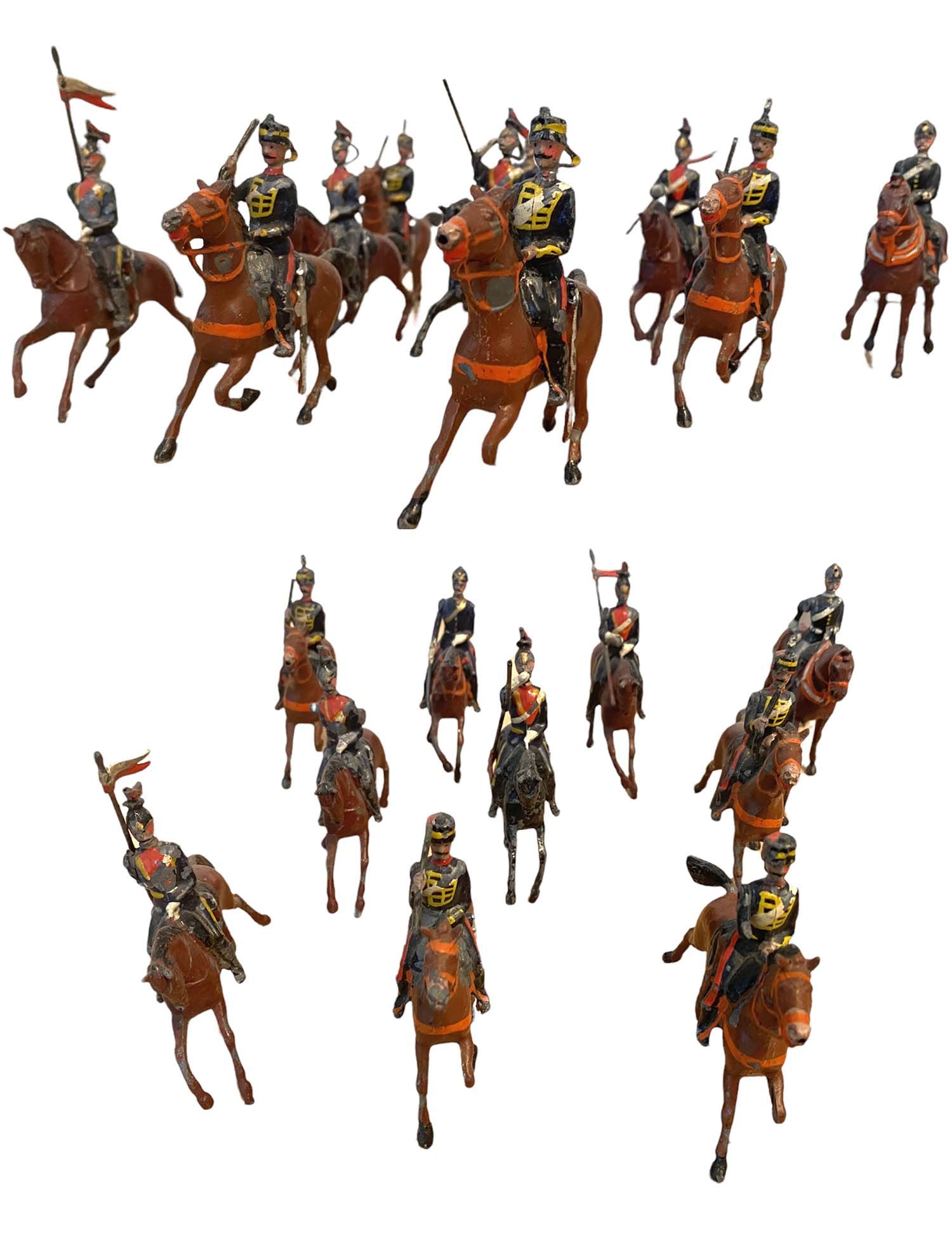 Set Of 10 Lead Soldiers Great Britain Royal Horse Artillery Auction
