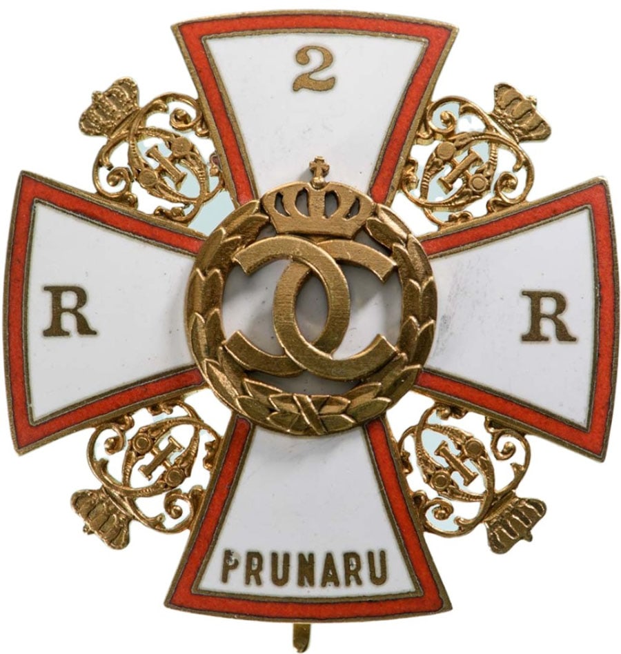 REGIMENTAL BADGE OF THE 2nd Rosiori Regiment - Prunaru (1 of 1)