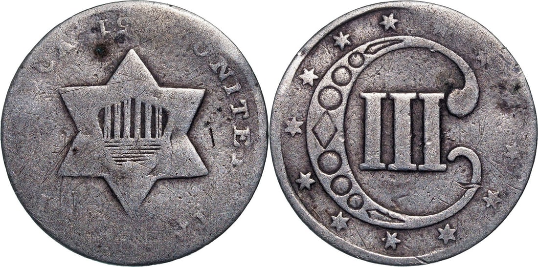3 Cents 1851 (1 of 1)