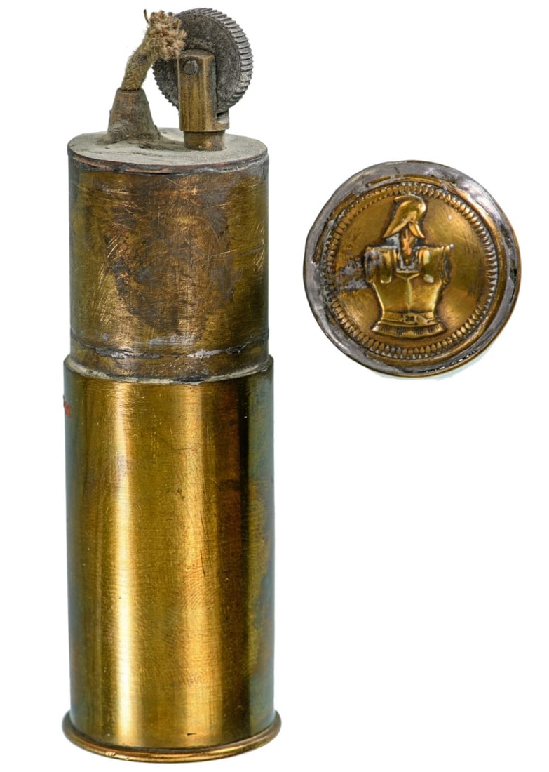 WW I - Trench Art Cigarette Lighter (1 of 1)