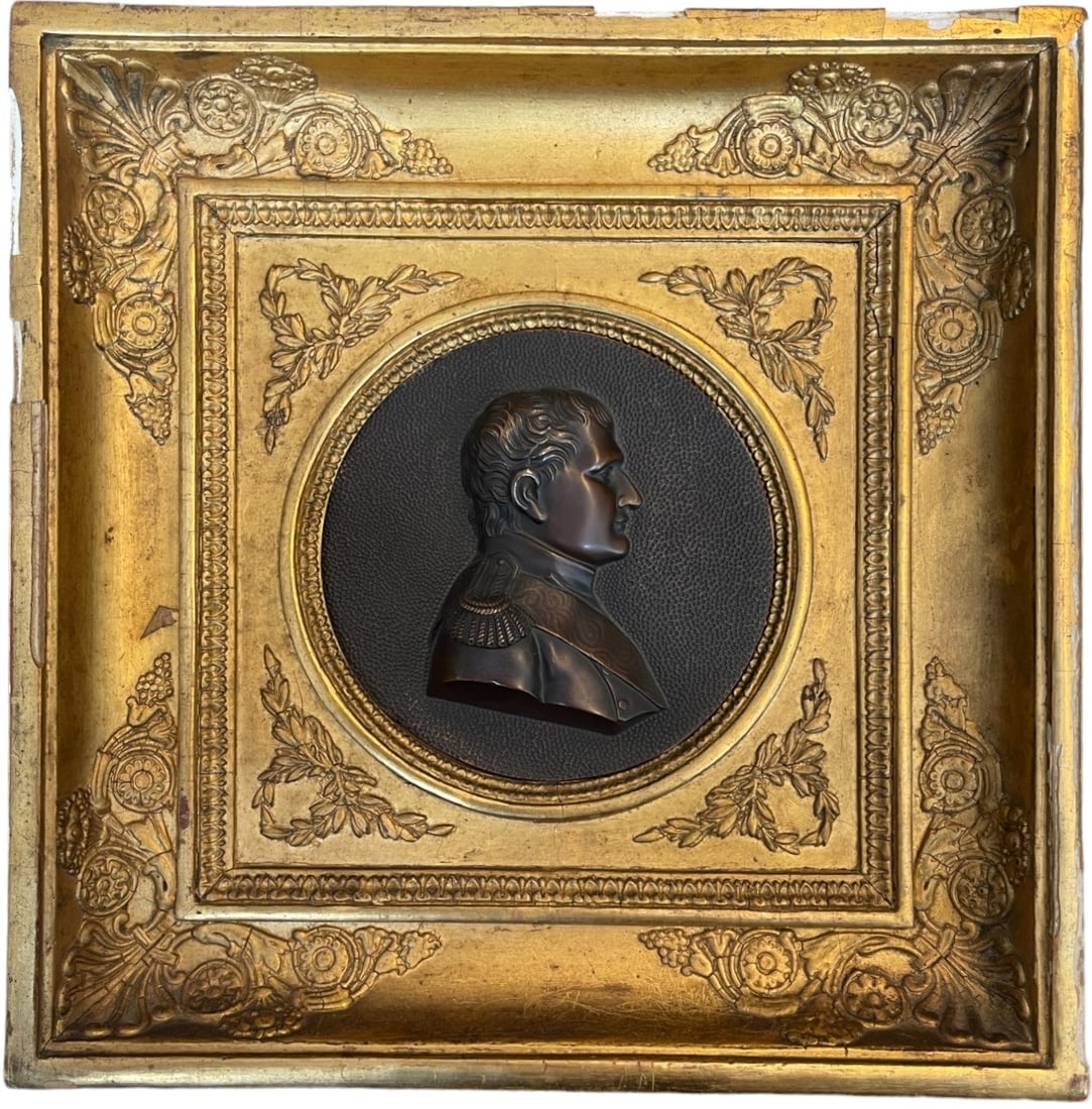 Napoleon Cast Bronze Medallion (1 of 1)