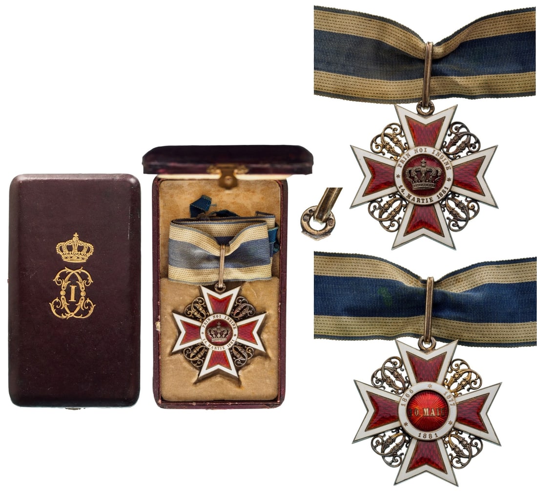 ORDER OF THE CROWN OF ROMANIA, 1881 (1 of 1)