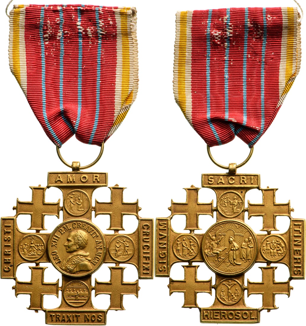 PILGRIM`S CROSS FOR JERUSALEM, instituted in 1901 (1 of 1)