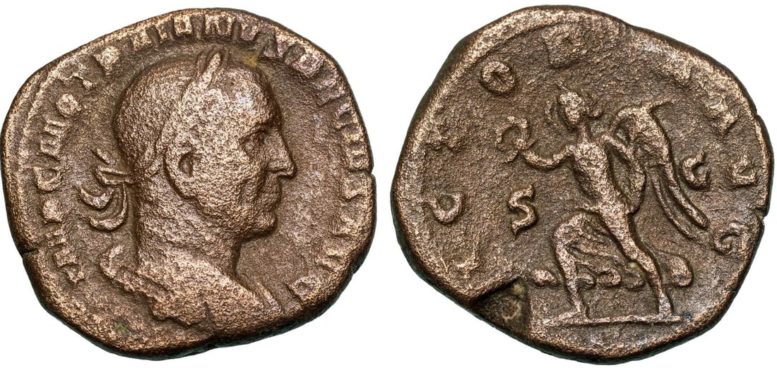 Gordian I 'Africanus' Sestertius, Bronze (27 mm, 18,50 g) AD 238. Rome mint. (1 of 1)