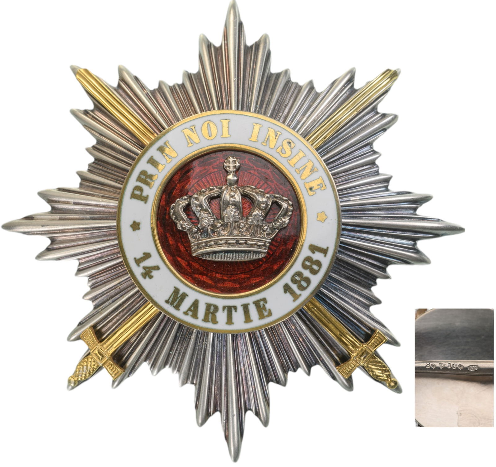 ORDER OF THE CROWN OF ROMANIA, 1881 (1 of 1)