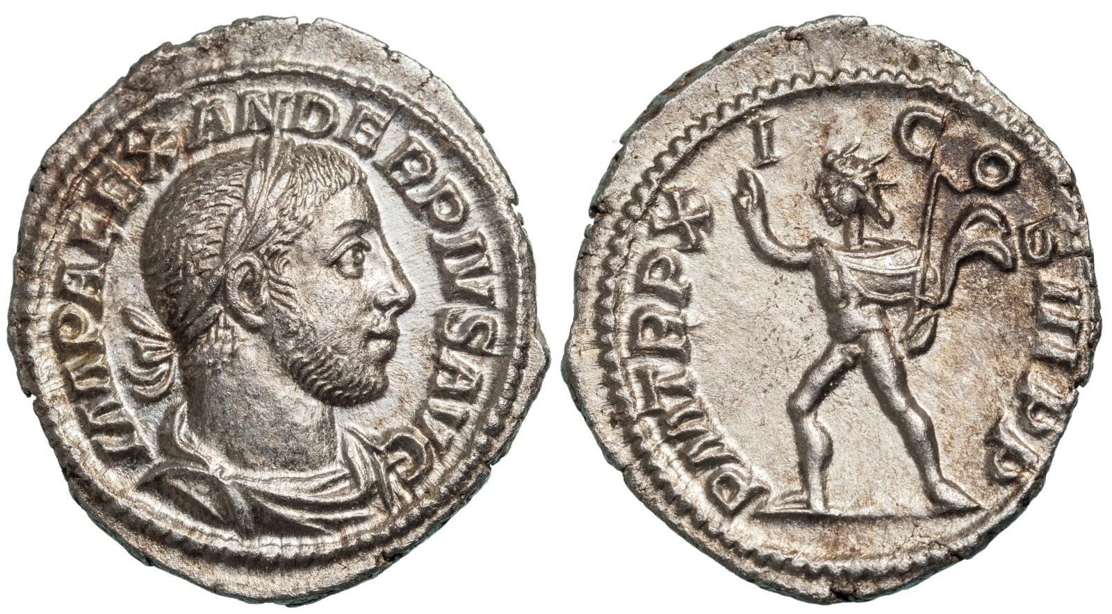 Severus Alexander (222-235) Denarius, Silver (21mm, 3.2 g), Rome mint, AD 234 (1 of 1)