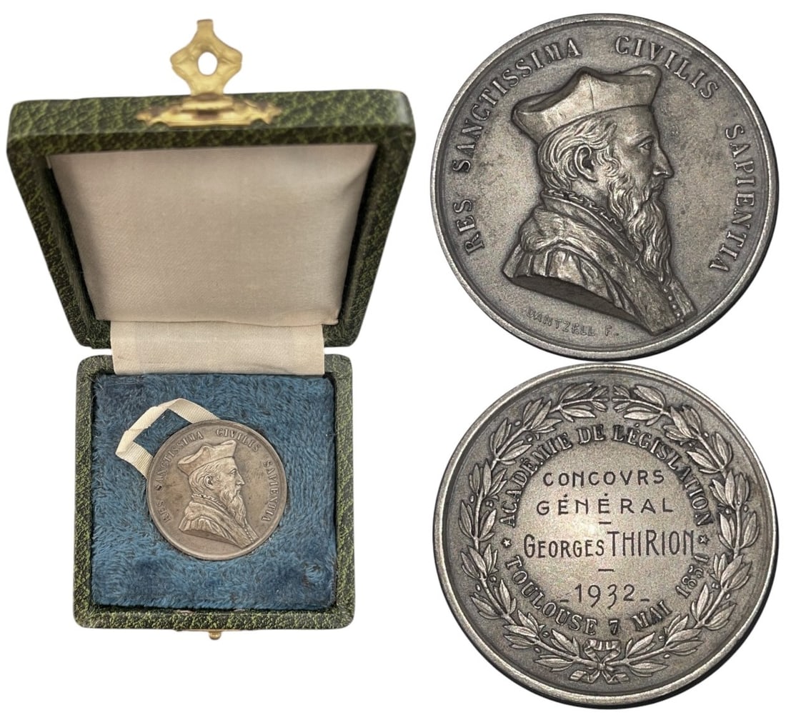 Toulouse Legislation Academy General Contest Medal, 1932 (1 of 1)