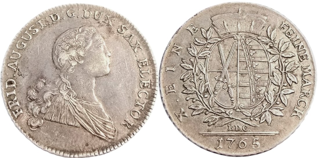 Friedrich August I (1763-1827), Thaler 1765 E.D.C (1 of 1)