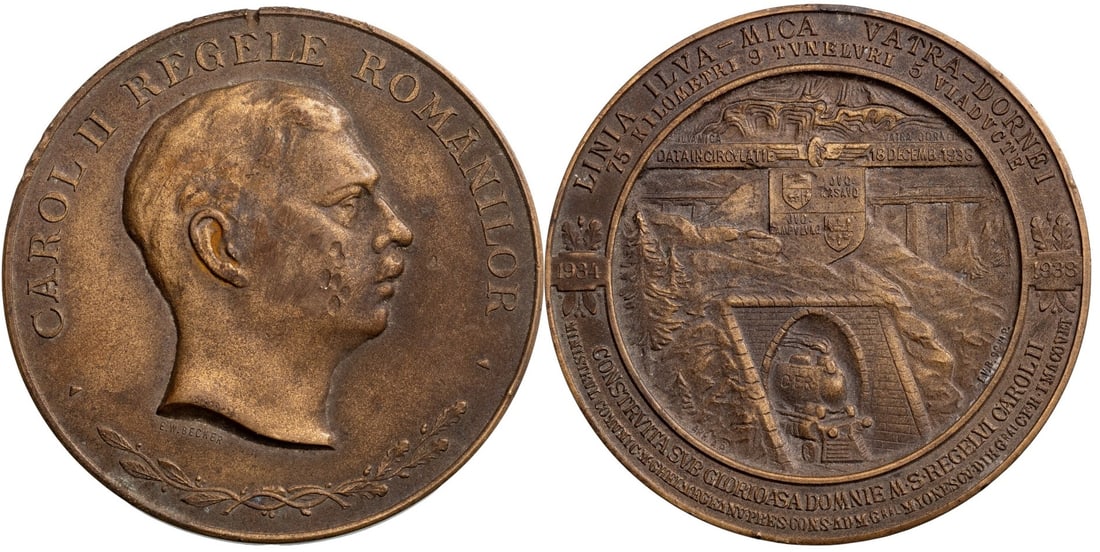 Carol II - Inauguration of the Railway Line from Ilva-Mica to Vatra Dornei, 1938 (1 of 1)