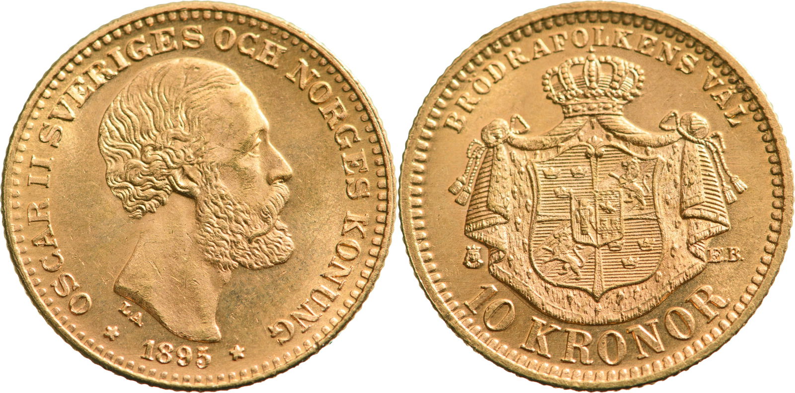 Oscar II (1872-1907), 10 Konor 1895 (1 of 1)