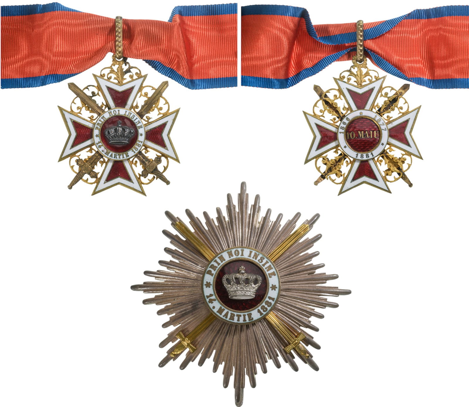 ORDER OF THE CROWN OF ROMANIA, 1881 (1 of 1)