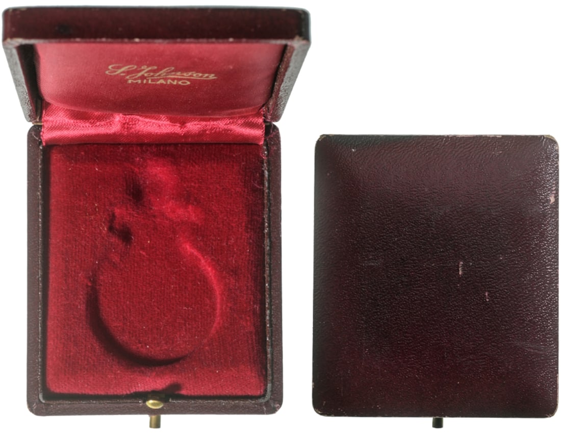 Case of Issue: Case of issue, by "S. Johnson - Milano". Extremely fine condition!! I