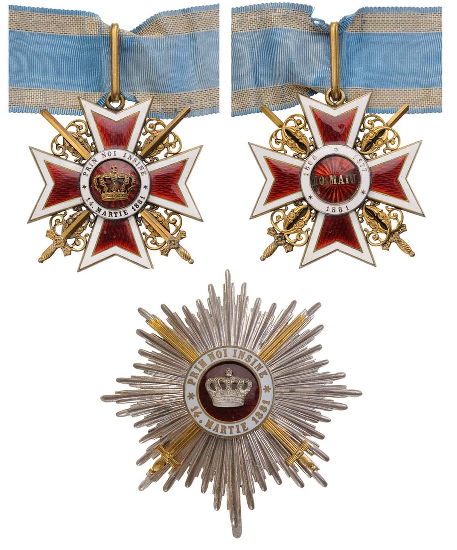 ORDER OF THE CROWN OF ROMANIA, 1881 (1 of 1)