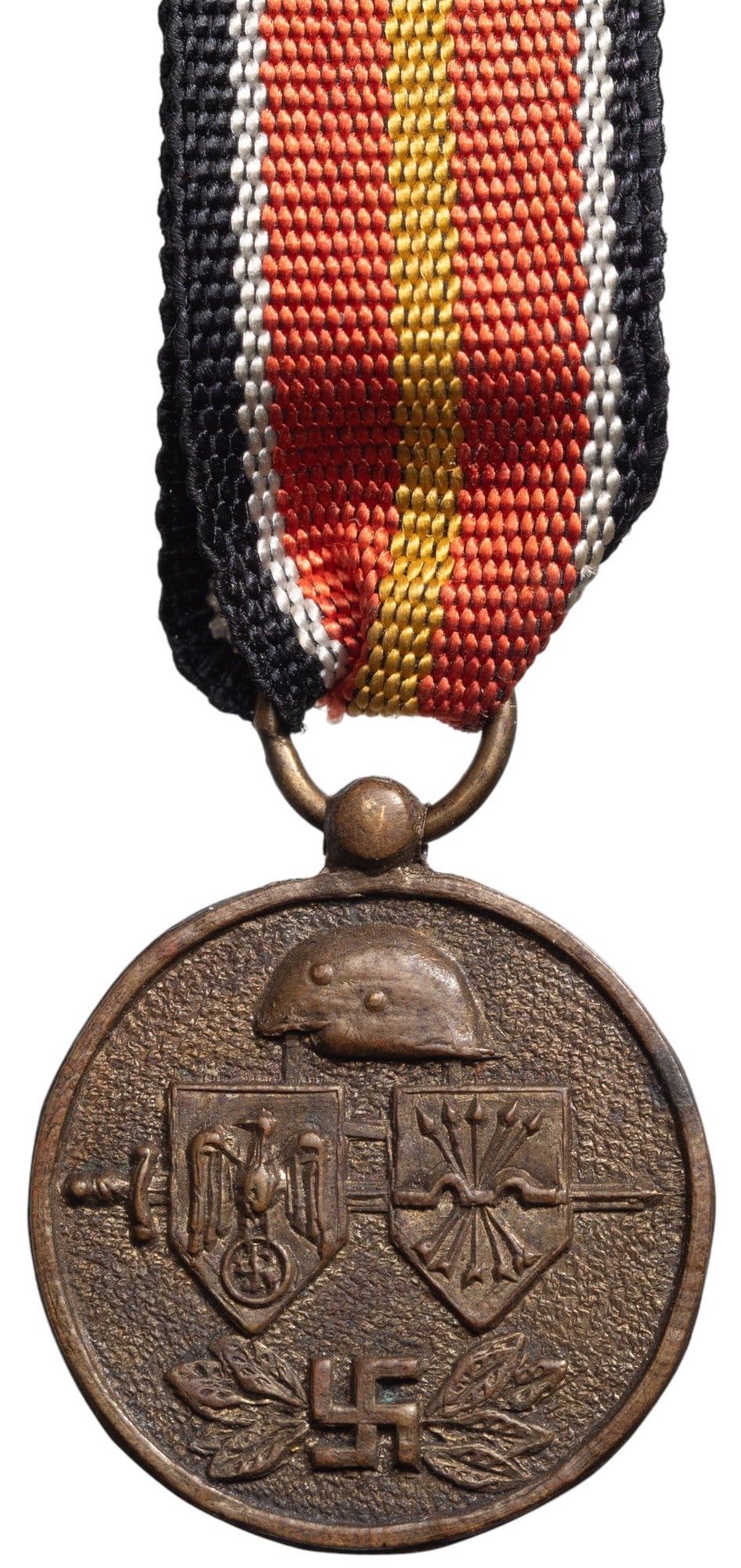 BRAVERY and COMMEMORATIVE MEDAL of the SPANISH BLUE DIVISION, 1941 (1 of 1)