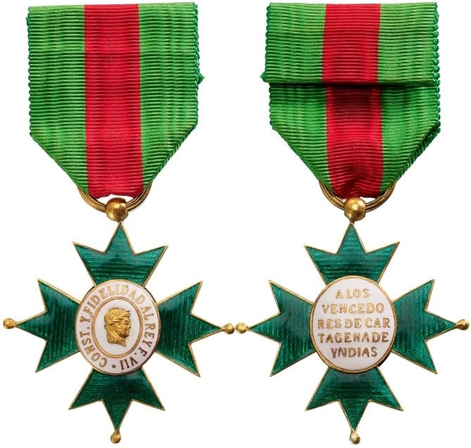 Cross for the Battle of Cartagena de Indias (1 of 1)