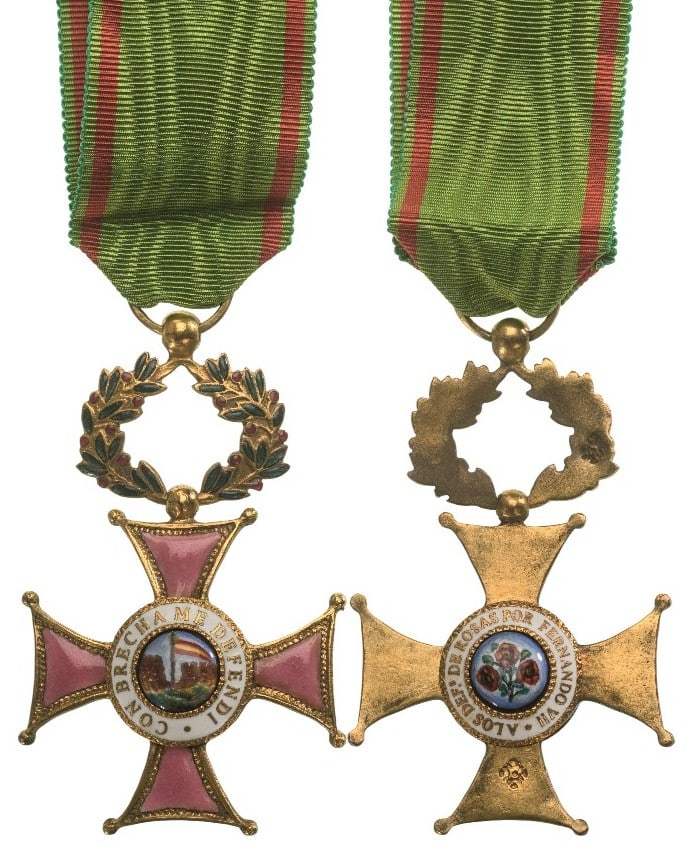 Cross for the Defense of Rosas, 1808 (1 of 1)