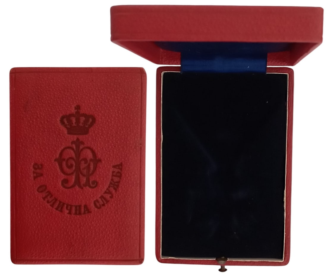 Cross for X Years of Faithful Service for Officer's, Tsar Ferdinand II Emission (1 of 1)