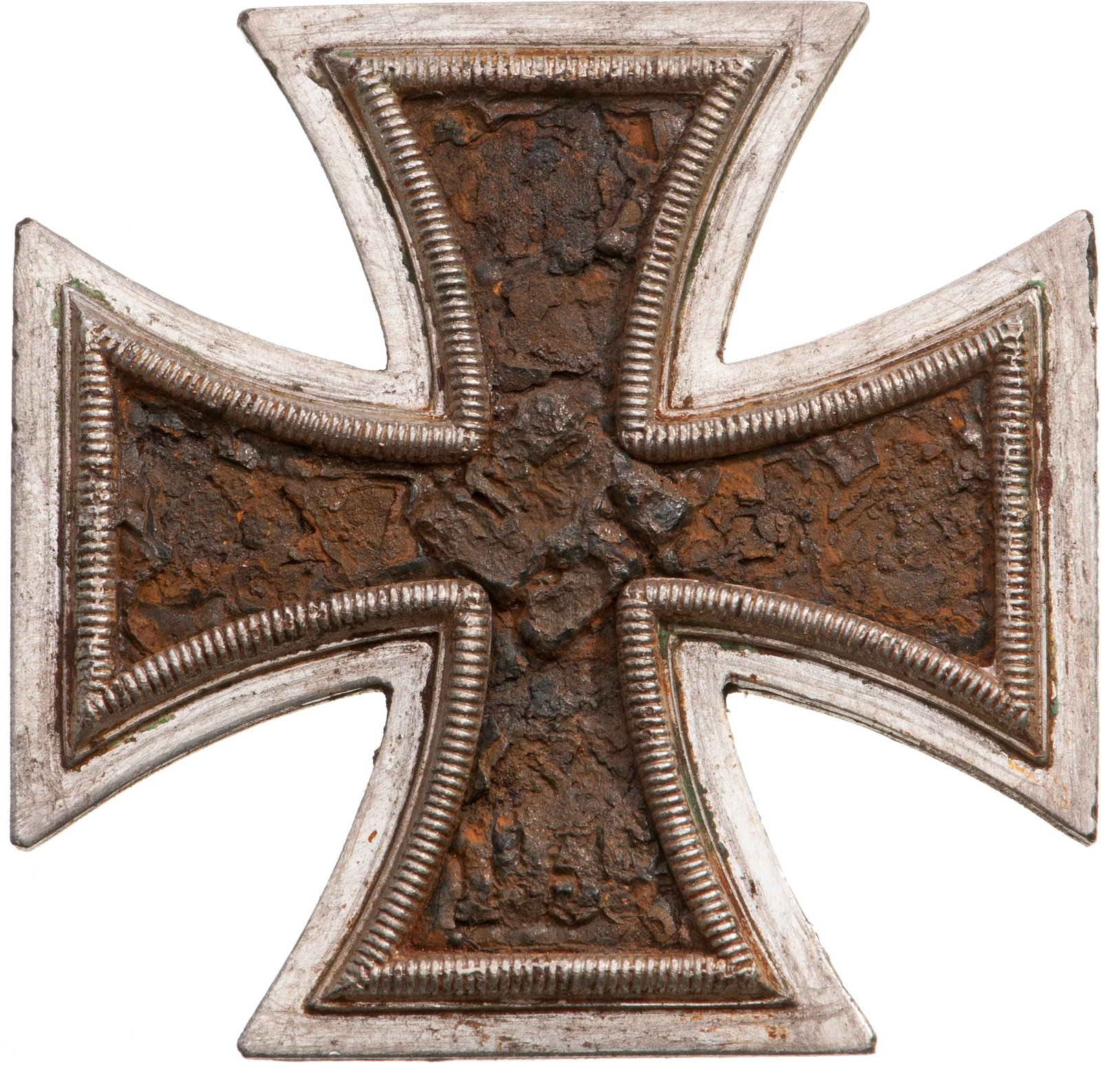Iron Cross 1939, 1st Class: 1st Class, instituted in 1939. Breast Badge, 44 mm, Silver, with pin on reverse (rosted). II