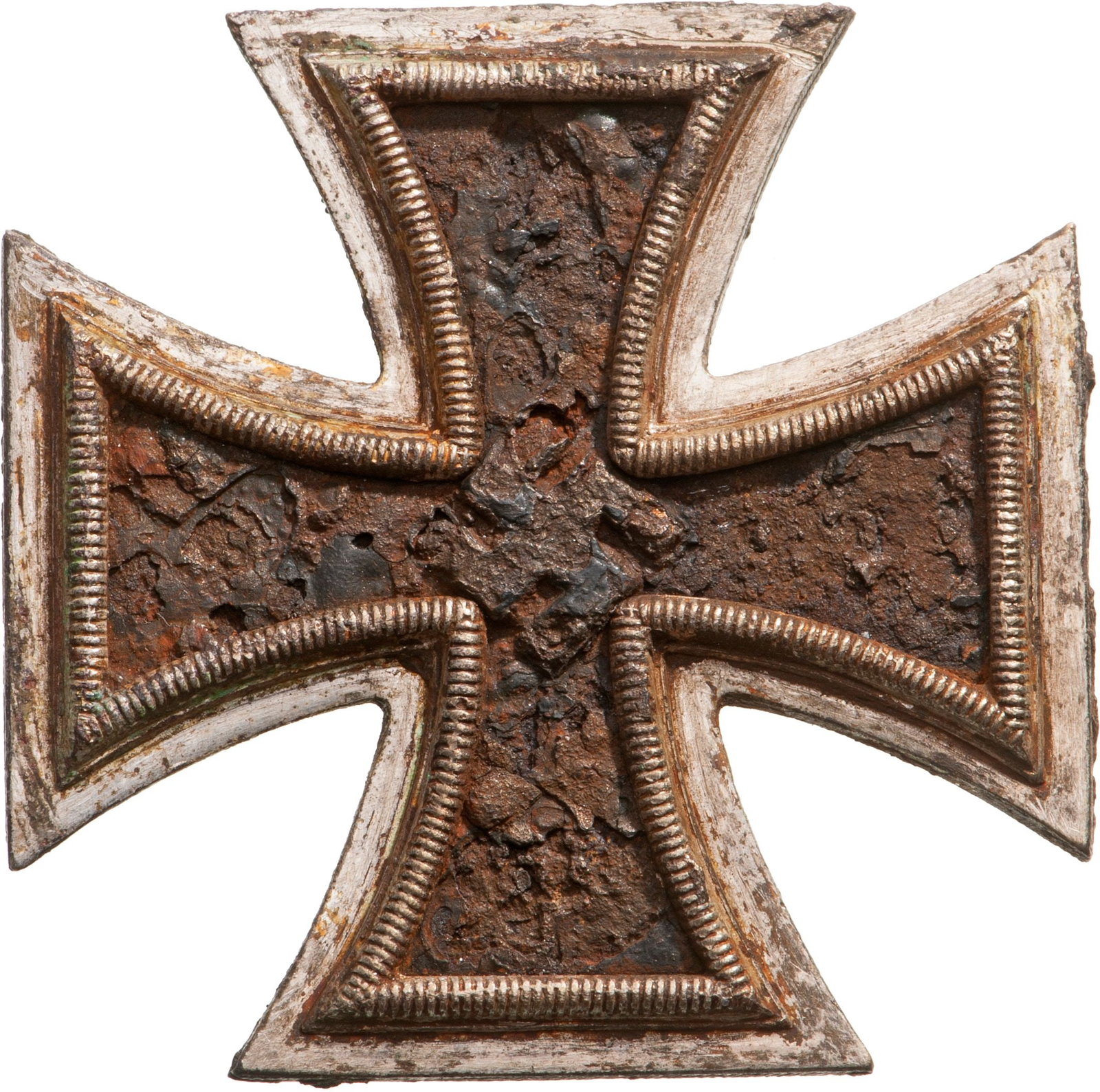 Iron Cross 1939, 1st Class: 1st Class, instituted in 1939. Breast Badge, 44 mm, Silver, with pin on reverse (rosted). II