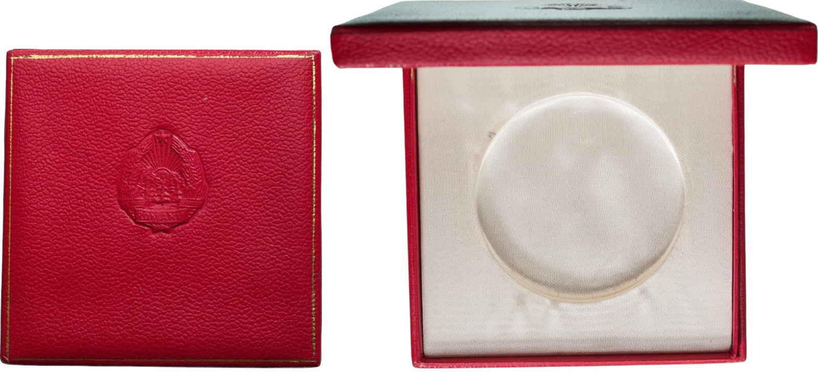 Luxury Order's Case: Luxury Leather Case for a Breast Star, 115 mm. Perfect condition! I R!