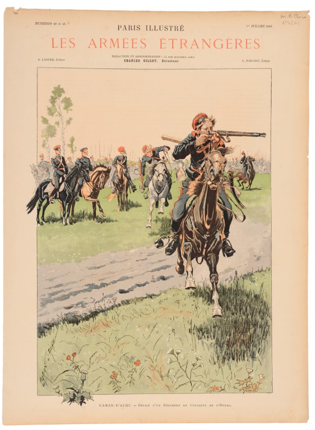 Caran d`Ache Original lithographic engraving from the magazine "Paris Illustre" (1 of 1)