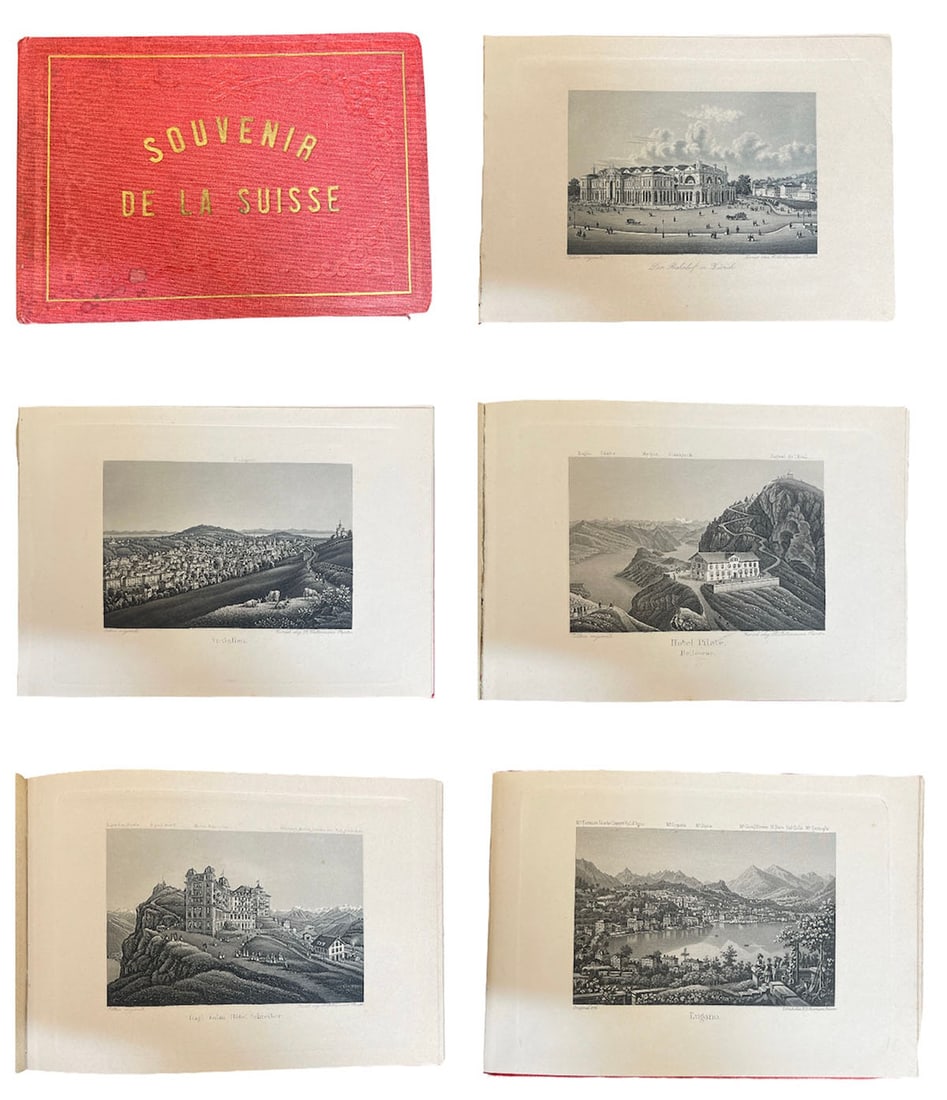 R. Dickenmann, Painter, Zurich circa 1860 "Souvenir de la Suisse" Album (1 of 1)