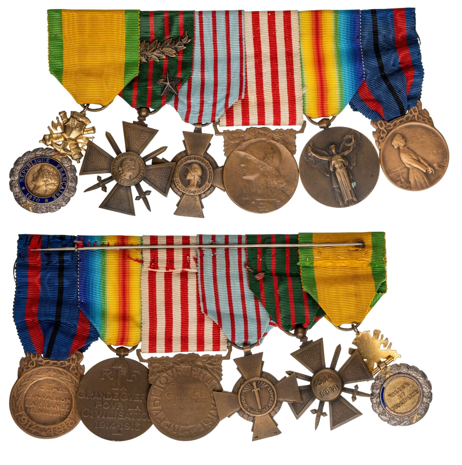 THE COLLECTION OF ORDERS AND MEDALS BARS - Bar of 6 (1 of 1)