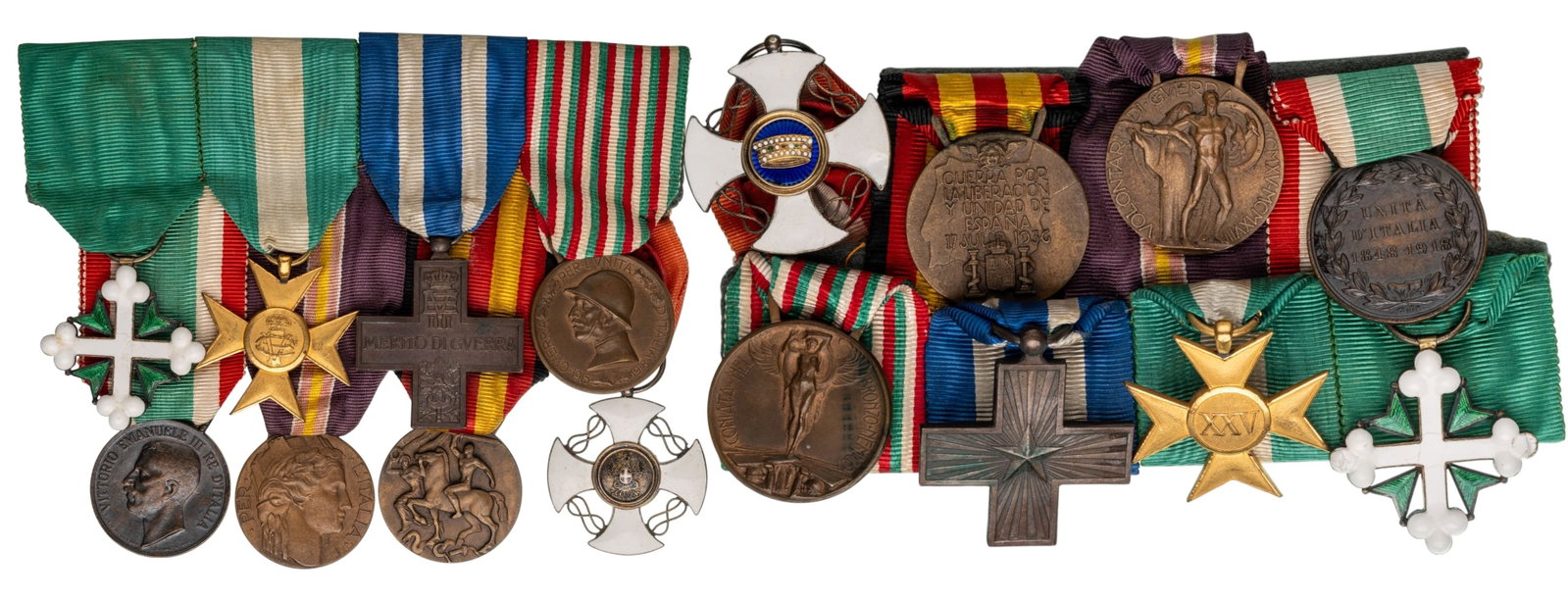 THE COLLECTION OF ORDERS AND MEDALS BARS - Bar of 8 (1 of 1)