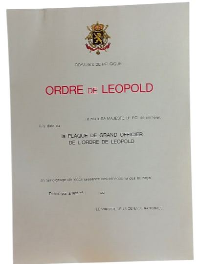 ORDER OF LEOPOLD (1 of 1)